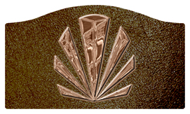 DASHELL-602-BZ-SH-BR Bronze Sunburst Shimmer Brown Background